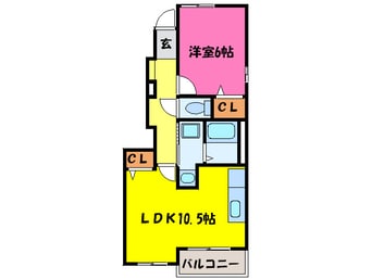 間取図 スパ－ブレジデンスＡ