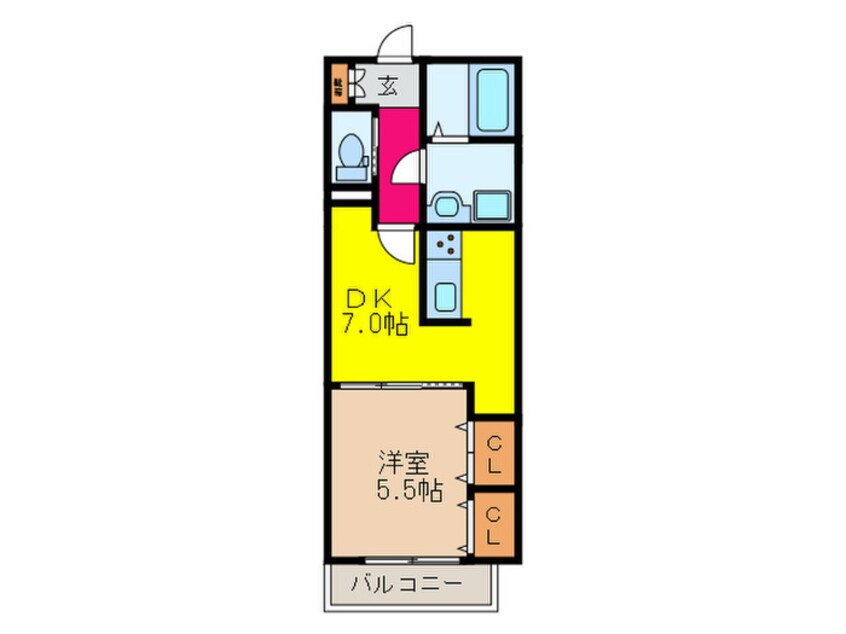 間取図 ケーティーハイツA棟