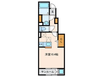間取図 ヴィスキオ大蔵海岸