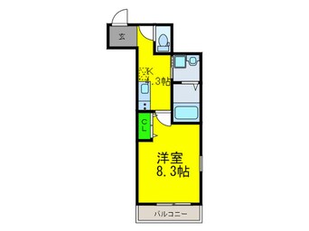 間取図 フジパレス鳳中町Ⅲ番館