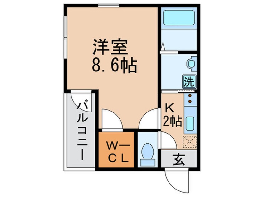 間取図 フジパレス鶴見Ⅴ番館