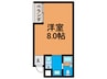 Villagehill喜里川 1Rの間取り