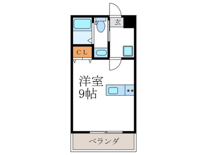 間取図 フラッティ北山Ⅱ