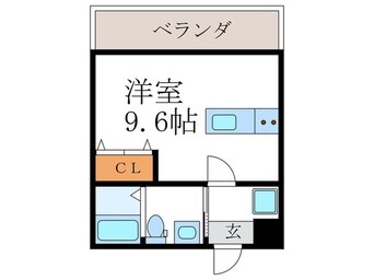 間取図 フラッティ北山Ⅱ