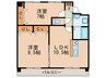 ポートパレ 2LDKの間取り