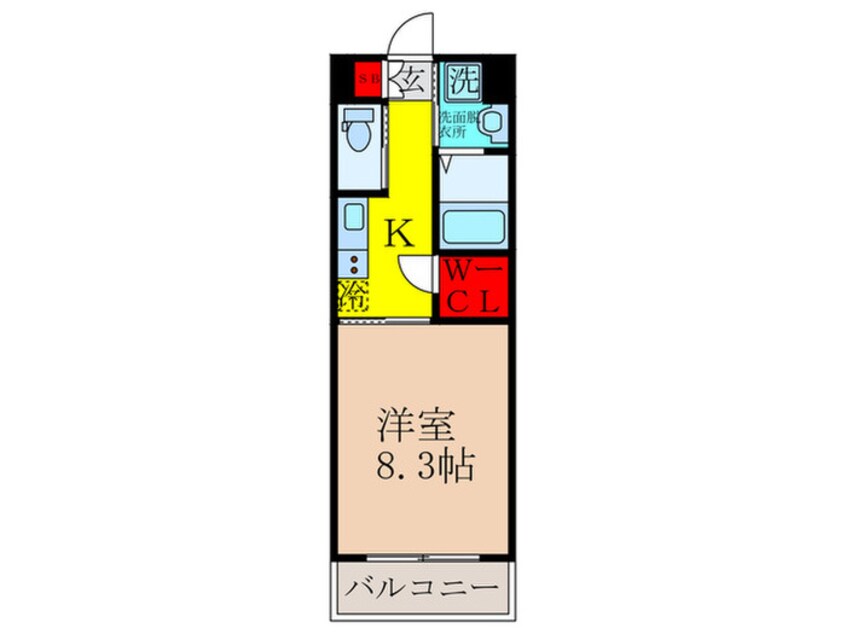 間取図 Excellent Kishibe