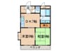 ノ－スパレス２７ 2DKの間取り