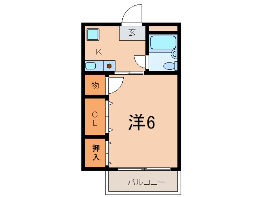 間取図 フレグランスいなの