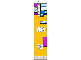 間取図 ワイハイツ栄和