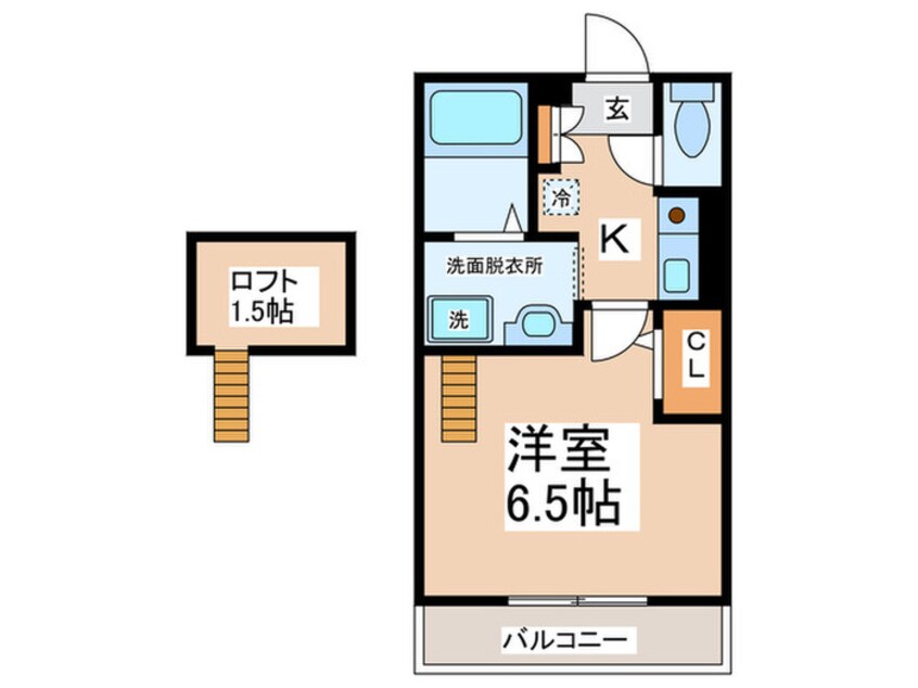 間取図 セジュ－ルＺＩＲＯＺＡ　Ａ棟