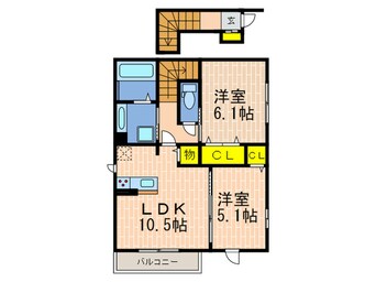 間取図 神戸中島通　萬利Residence