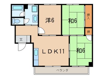 間取図 レッドサン・イケヤ