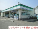 ファミリーマート(コンビニ)まで340m ルミエールマゴジⅥ