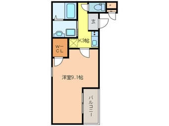 間取図 フジパレス宝塚南Ⅰ番館