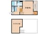 ハーモニーテラス新在家南町 1Rの間取り