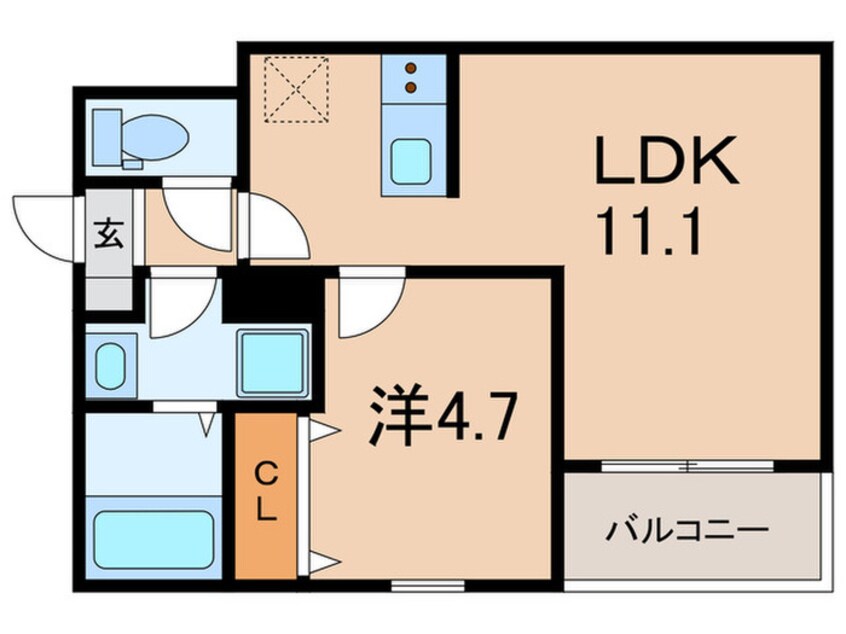 間取図 ジーメゾン西脇アノリス