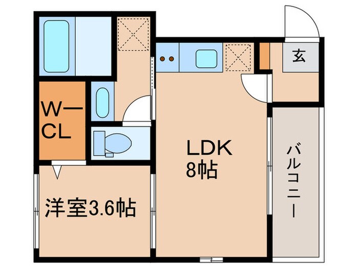 間取り図 エディフィッシオ椥辻