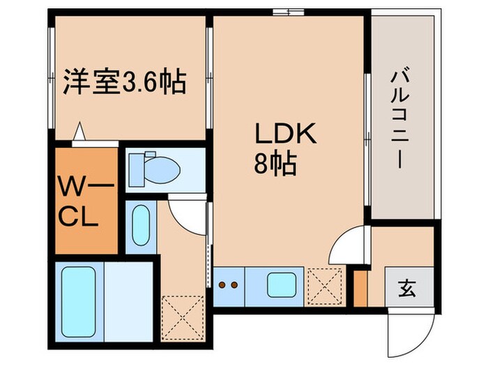 間取り図 エディフィッシオ椥辻