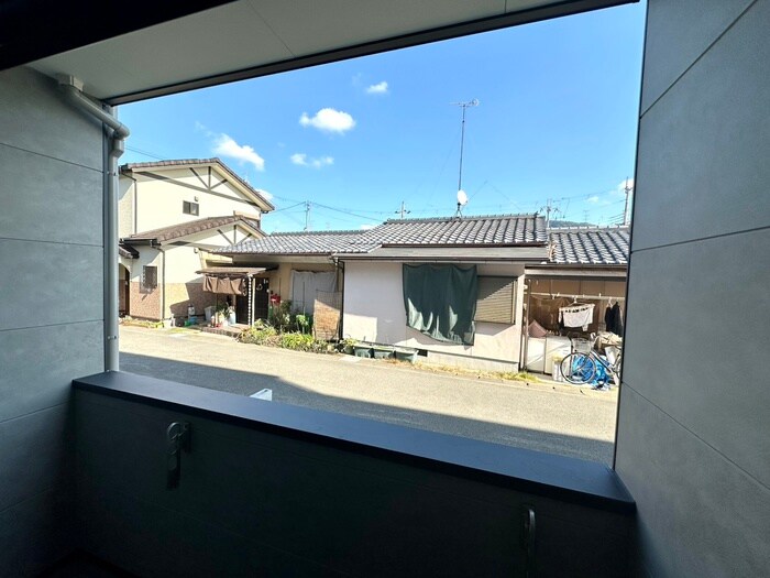 室内からの展望 エディフィッシオ椥辻