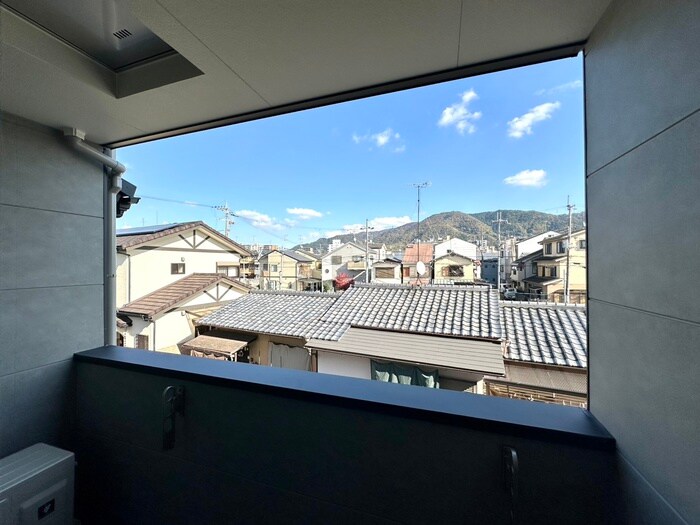 室内からの展望 エディフィッシオ椥辻