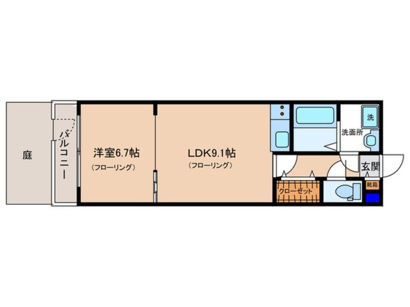 間取図 エクシア京都駅南