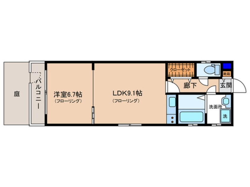 間取図 エクシア京都駅南