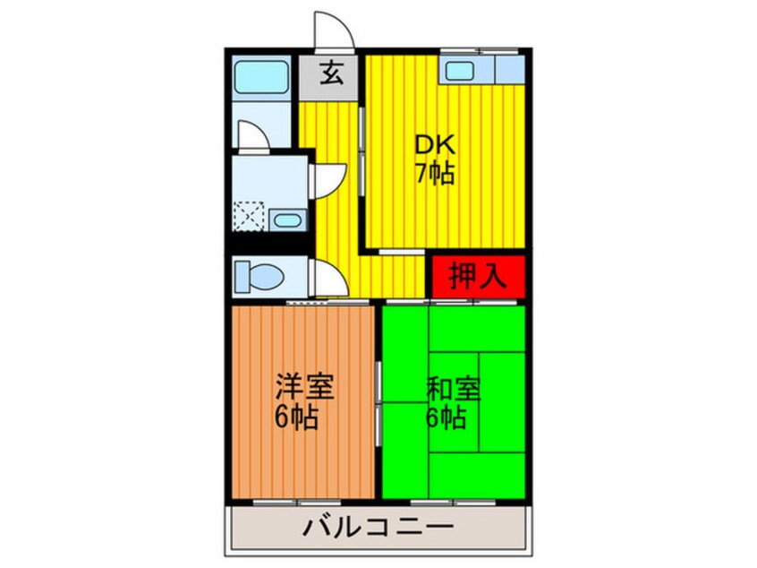 間取図 サンハイツＦ