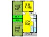 石田団地 3LDKの間取り