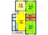 石田団地 3LDKの間取り