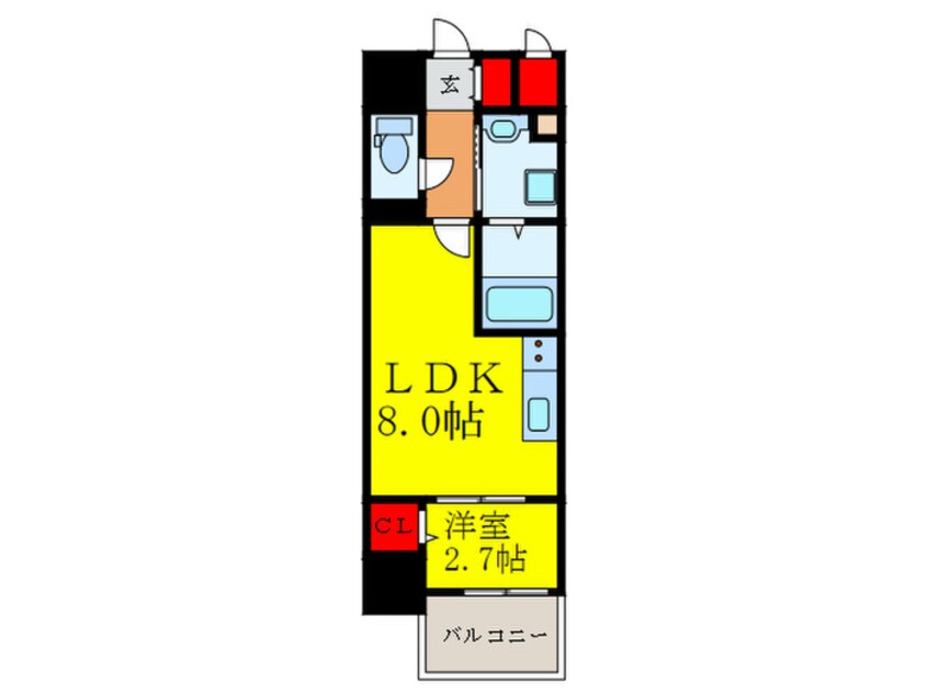 間取図 Fortuney江坂Ⅰ