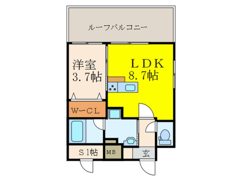 間取図 Fortuney江坂Ⅰ