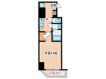 間取図 アドバンス難波南ノエル(603)