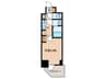 S-RESIDENCE都島Lux 1Kの間取り