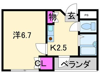 間取図 ADVAN住之江