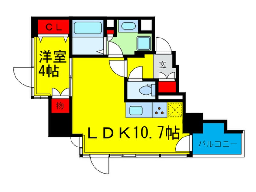 間取図 VALLY-4
