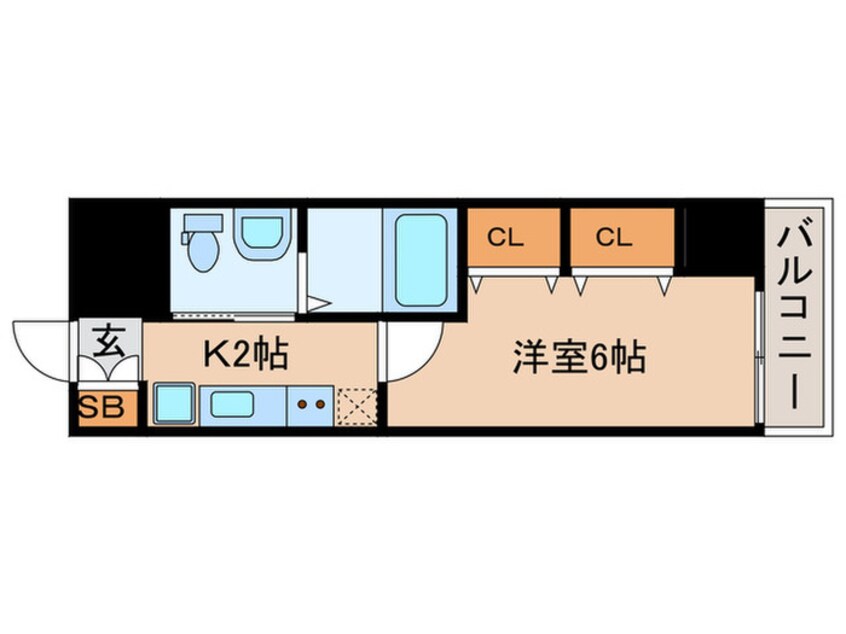 間取図 Mercurio　Kioto