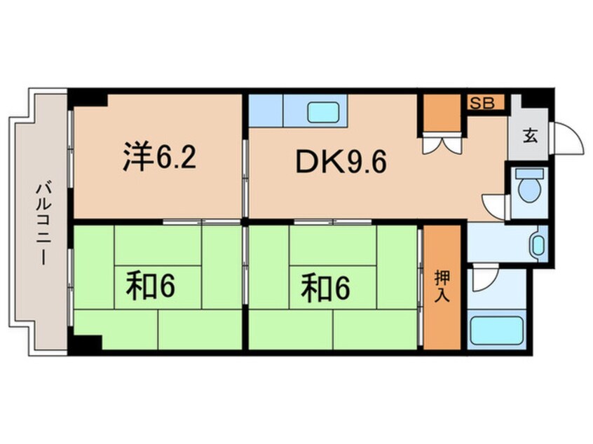 間取図 シャンボール樋之池