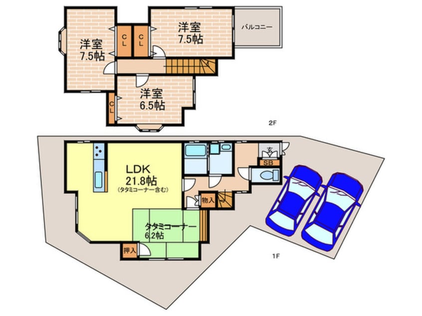 間取図 松園町戸建