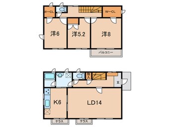 間取図 翠ケ丘テラスハウス