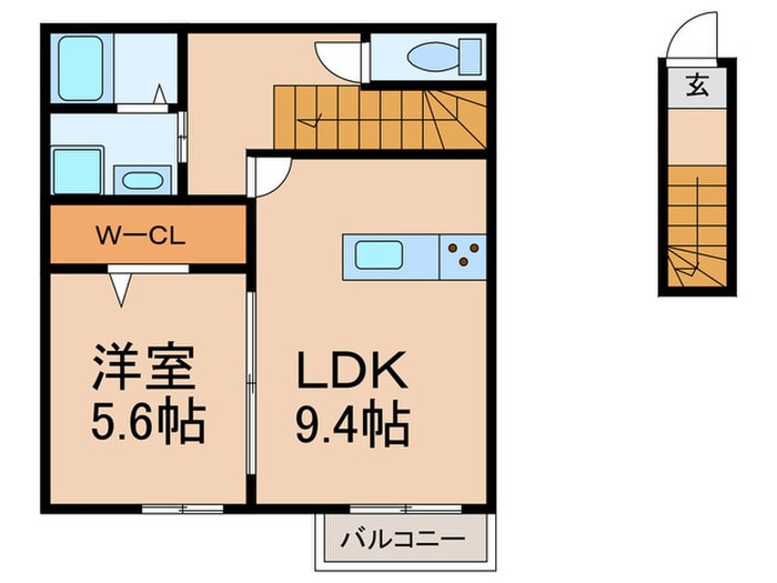 間取り図 ハイツフローラ東
