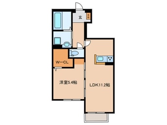 間取図 ハイツフローラ東