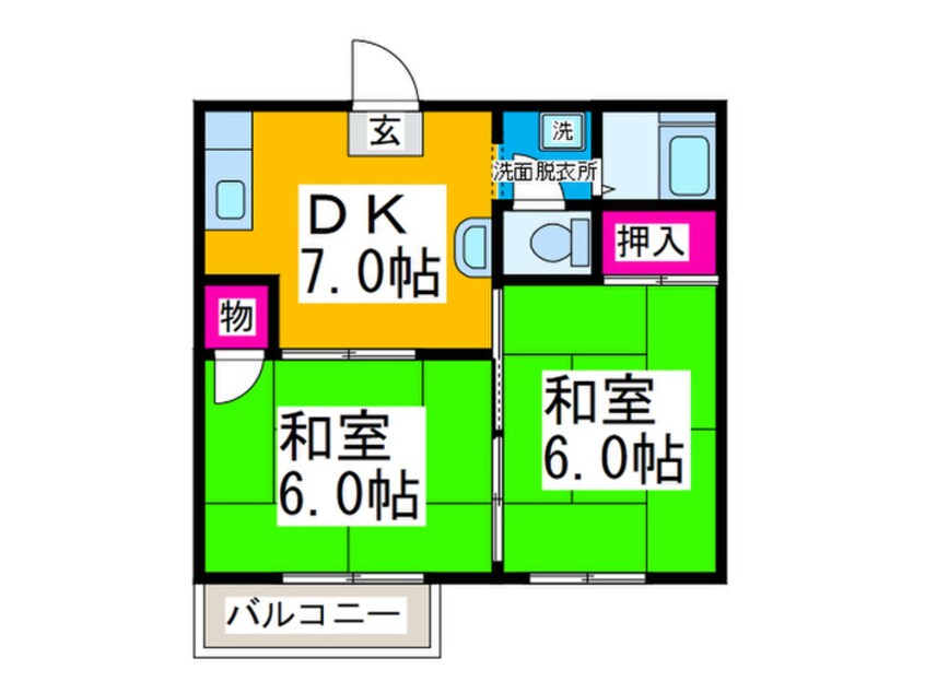 間取図 村田ハイツ