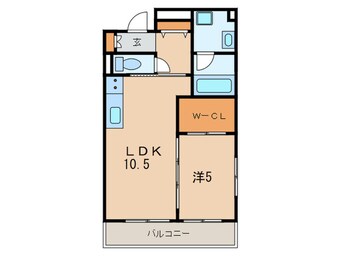 間取図 Ｃｒｅｓｃｅｎｔ小松