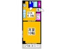 ＯＤＥＳＳＡ流町 1DKの間取り