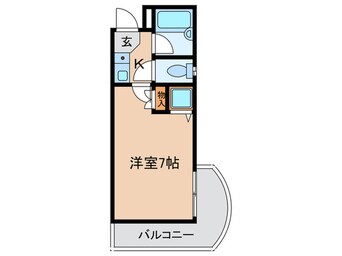 間取図 シャルマンフジ和泉大宮壱番館