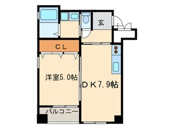 間取図 パセオアグラシオン今出川