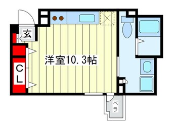 間取図 RIDGE北堀江