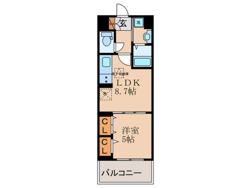 間取図 ルーミナス京田辺