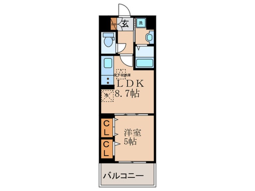 間取図 ルーミナス京田辺