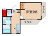 コンフォルト小倉 1Kの間取り
